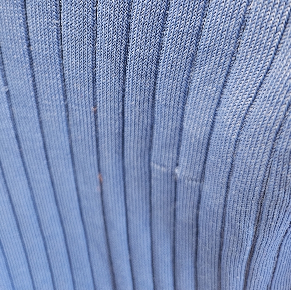 Zara Blue Knit Ribbed Tunic and Pant Set NEW - Picture 5 of 9